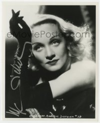 9r932 MARLENE DIETRICH signed 8x10 REPRO still 1980s sexy close up wearing long gloves!