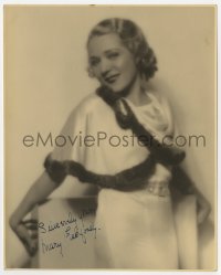 9r469 MARY PICKFORD signed deluxe 7.75x9.75 still 1920s pretty smiling portrait of the leading lady!