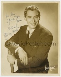 9r480 MILTON BERLE signed 8x10.25 still 1940 great smiling portrait by Maurice Seymour!
