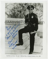 9r621 PAUL MARCO signed 8x10 publicity still 1992 the cop from Ed Wood's Plan 9 From Outer Space!