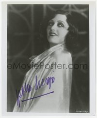 9r951 POLA NEGRI signed 8x10 REPRO still 1980s close up smiling portrait from Three Sinners!