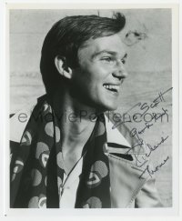 9r959 RICHARD THOMAS signed 8x9.75 REPRO still 1980s happy smiling profile portrait of the star!