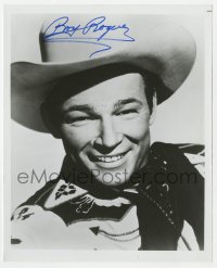 9r967 ROY ROGERS signed 8x10 REPRO still 1970s great portrait of the singing cowboy legend!