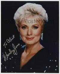 9r750 SHIRLEY JONES signed color 8x10 REPRO still 1990s smiling portrait later in her career!