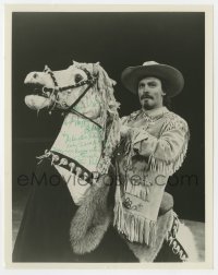 9r978 STACY KEACH signed 8x10.25 REPRO still 1969 as Buffalo Bill in Arthur Kopit's Indians show!