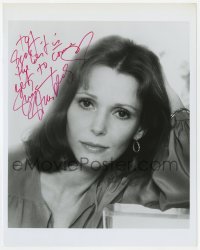 9r982 SUSAN STRASBERG signed 8x10 REPRO still 1980s head & shoulders close up later in her career!