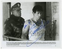 9r551 SYLVESTER STALLONE signed 8x10 still 1989 escorted by guard captain John Amos in Lock Up!