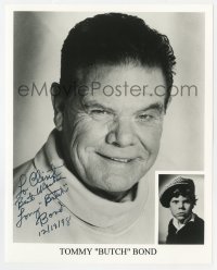 9r628 TOMMY BOND signed 8x10 publicity still 1998 portrait of Our Gang's Butch many decades later!
