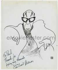 9r511 RICHARD DEACON signed 8x10 still 1960s great art portrait of him by Al Hirschfeld!