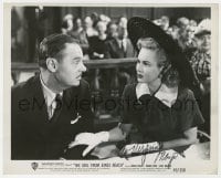 9r569 VIRGINIA MAYO signed 8x10 still 1949 with Jerome Cowan in The Girl from Jones Beach!
