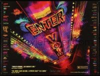 9r057 ENTER THE VOID signed DS British quad 2009 by director Gaspar Noe, striking colorful image!