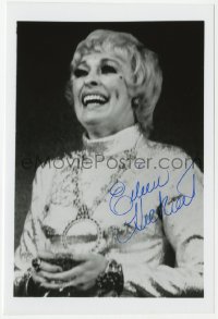 9r640 EILEEN HECKART signed 5x8 publicity photo 1980s happy smiling close up of the actress!