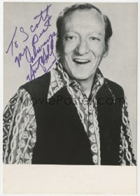9r645 HUNTZ HALL signed 5x7 publicity photo 1980s the Dead End Kid later in his career!