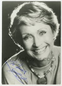 9r889 JANE POWELL signed deluxe 4x6 REPRO 1980s great smiling portrait later in her career!