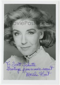 9r655 MARSHA HUNT signed 5x7 publicity photo 1980s head & shoulders portrait later in her career!