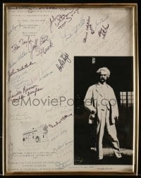 9r003 TOM SAWYER signed 11x14 framed advertising poster 1973 by Jodie Foster & FIFTY-FOUR others!