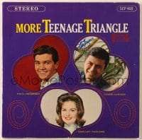 9r036 JAMES DARREN signed record 1964 More Teenage Triangle with Shelley Fabares & Paul Petersen!