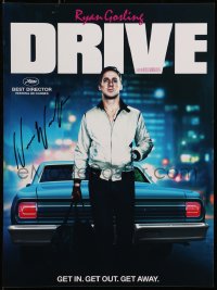9r093 NICOLAS WINDING REFN signed 12x16 REPRO poster 2016 Ryan Gosling one-sheet image for Drive!