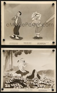 9s959 MAKE MINE MUSIC 2 8x10 stills 1955 cool images Walt Disney characters!