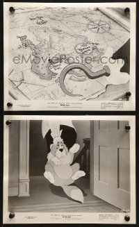 9s968 PETER PAN 2 8x10 stills 1953 Disney cartoon classic, great fantasy images!