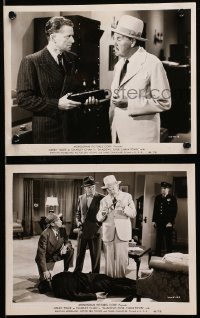 9s976 SHADOWS OVER CHINATOWN 2 8x10 stills 1946 Sidney Toler as Asian detective Charlie Chan!