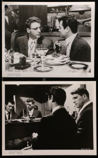 9s986 SWEET SMELL OF SUCCESS 2 8x10 stills 1957 Lancaster as J.J. Hunsecker, Tony Curtis as Falco!