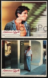 9s015 AMERICAN GIGOLO 8 8x10 mini LCs 1980 male prostitute Richard Gere w/sexy Lauren Hutton!