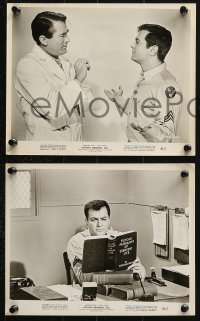 9s853 CAPTAIN NEWMAN, M.D. 3 8x10 stills 1964 great images of Dr. Gregory Peck & Tony Curtis!