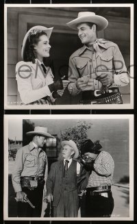 9s368 CHARLES STARRETT 11 8x10 stills 1930s-1940s in various roles, including West of the Santa Fe!