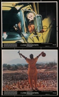 9s118 CLOSE ENCOUNTERS OF THE THIRD KIND 5 8x10 mini LCs 1977 Steven Spielberg, Richard Dreyfuss!