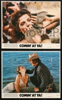 9s026 COMIN' AT YA 8 8x10 mini LCs 1981 Tony Anthony, sexy Victoria Abril, 3-D western!