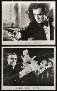 9s579 DIAMONDS ARE FOREVER 7 8x10 stills 1971 images of Sean Connery in action as James Bond!