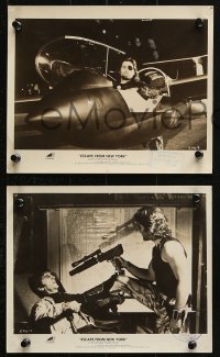 9s861 ESCAPE FROM NEW YORK 3 8x10 stills 1981 Carpenter, Russell as Snake, Barbeau, Hayes, Stanton!