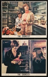 9s001 EXORCIST 18 8x10 mini LCs 1974 William Friedkin classic, Burstyn, Blair, Van Sydow, Miller!