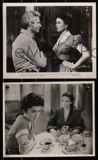 9s786 FAITH DOMERGUE 4 8x10 stills 1950s with Linda Darnell, Jeff Chandler, great images!