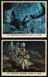 9s010 FIRST MEN IN THE MOON 9 color 8x10 stills 1964 Ray Harryhausen special effects, H.G. Wells!
