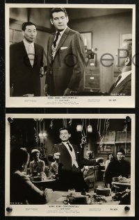 9s303 HONG KONG CONFIDENTIAL 14 8x10 stills 1958 Allison Hayes, spy Gene Barry in Asia!