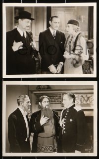9s590 JOHN BARRYMORE 7 8x10 stills 1920s-1940s with brother Lionel, Claudette Colbert and more!