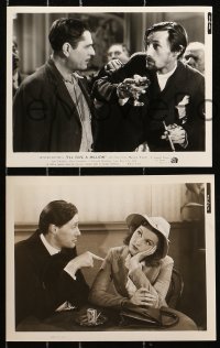 9s658 JOHN CARRADINE 6 8x10 stills 1930s-1970s w/ Baxter, the star from over the decades!