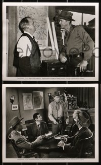 9s662 LAW & ORDER 6 8x10 stills 1953 Ronald Reagan, Dorothy Malone, cool western action!