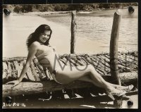 9s808 LAYA RAKI 4 7.5x9.5 English stills 1949 images of the sexy star as Moana in The Seekers!