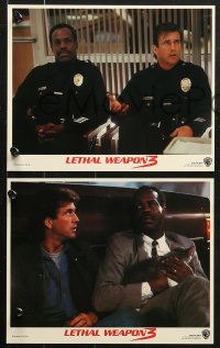 9s517 LETHAL WEAPON 3 8 8x10 stills 1992 great images of cops Mel Gibson, Glover, & Joe Pesci!