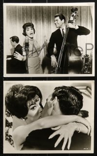 9s289 LOOKING FOR LOVE 15 8x10 stills 1964 sexy singer Connie Francis, Johnny Carson!