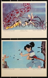 9s004 MAGIC BOY 11 color 8x10 stills 1961 Japanese animated ninja fantasy adventure, early anime!