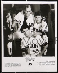 9s592 MAJOR LEAGUE 7 8x10 stills 1989 Charlie Sheen, Tom Berenger, Wesley Snipes, baseball comedy!
