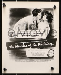 9s261 MEMBER OF THE WEDDING 17 8x10 stills 1953 Ethel Waters, Julie Harris, Zinnemann classic!