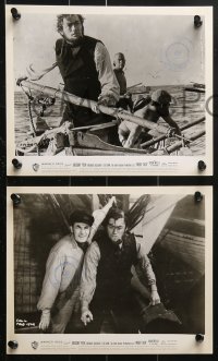 9s522 MOBY DICK 8 8x10 stills 1956 directed by John Huston, Gregory Peck as Captain Ahab!
