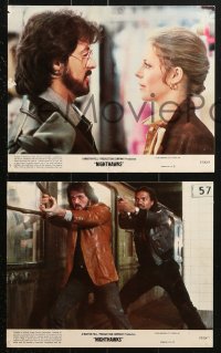 9s112 NIGHTHAWKS 6 8x10 mini LCs 1981 Sylvester Stallone, Billy Dee Williams, Rutger Hauer!