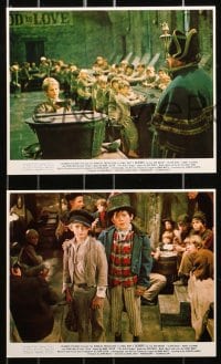 9s101 OLIVER 7 color 8x10 stills 1969 Dickens, Mark Lester in title role & Ron Moody as Fagin!