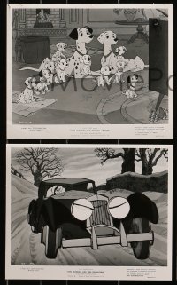 9s817 ONE HUNDRED & ONE DALMATIANS 4 8x10 stills R1970s classic Walt Disney canine family cartoon!